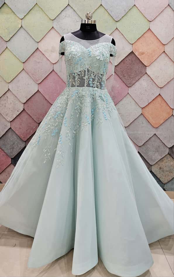 Cinderella Sky blue ball gown