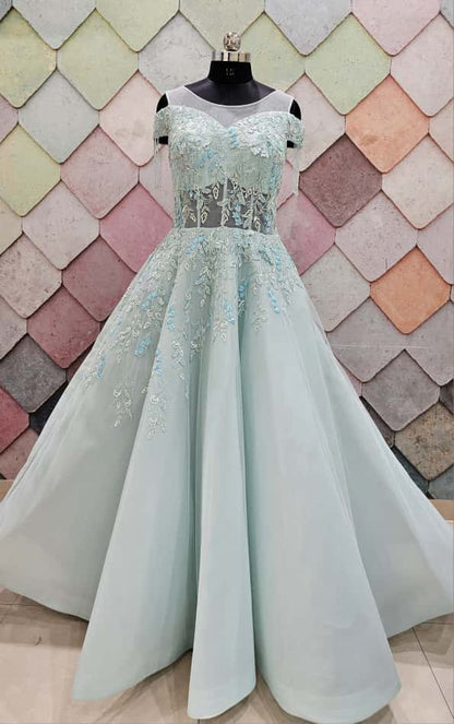 Cinderella Sky blue ball gown