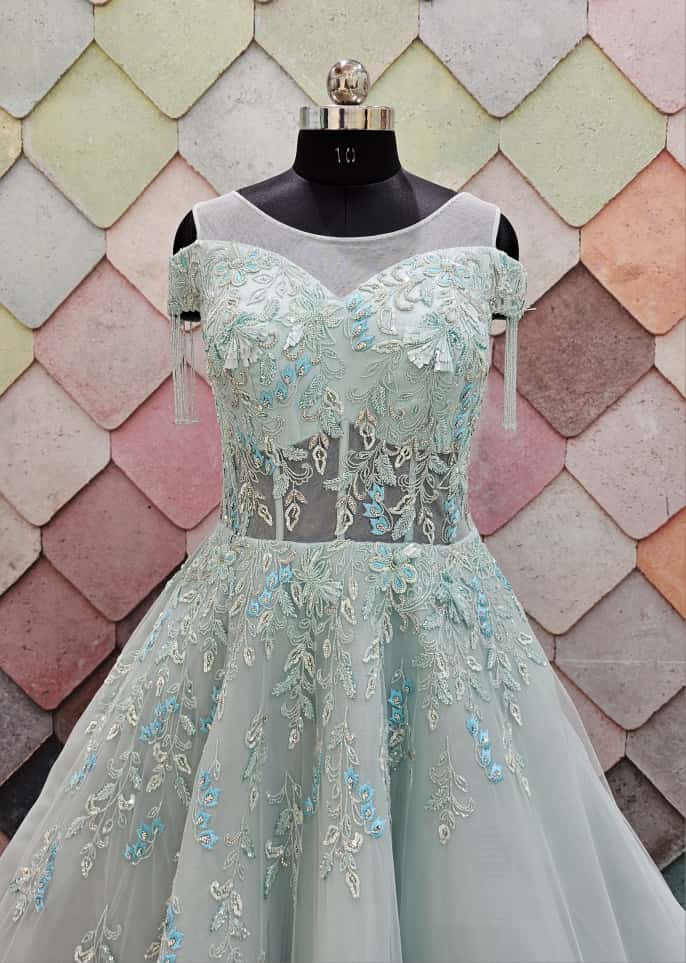 Cinderella Sky blue ball gown