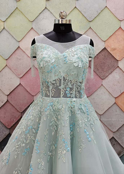 Cinderella Sky blue ball gown