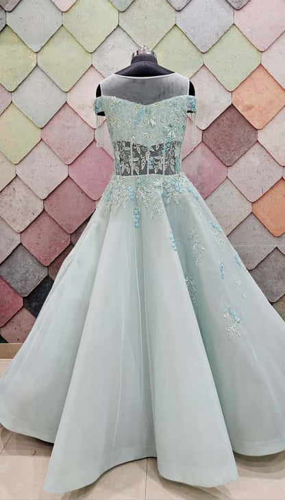 Cinderella Sky blue ball gown
