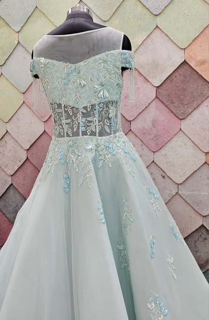 Cinderella Sky blue ball gown