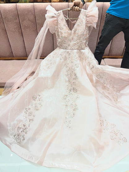 Good looking pink gown