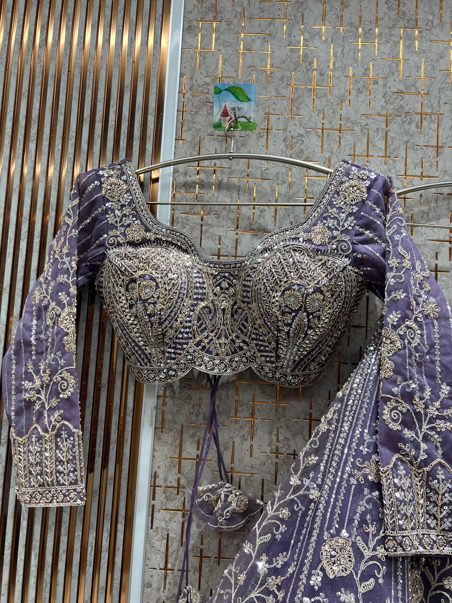 Charming yellow Haldi mehendi Crop Top Lehenga