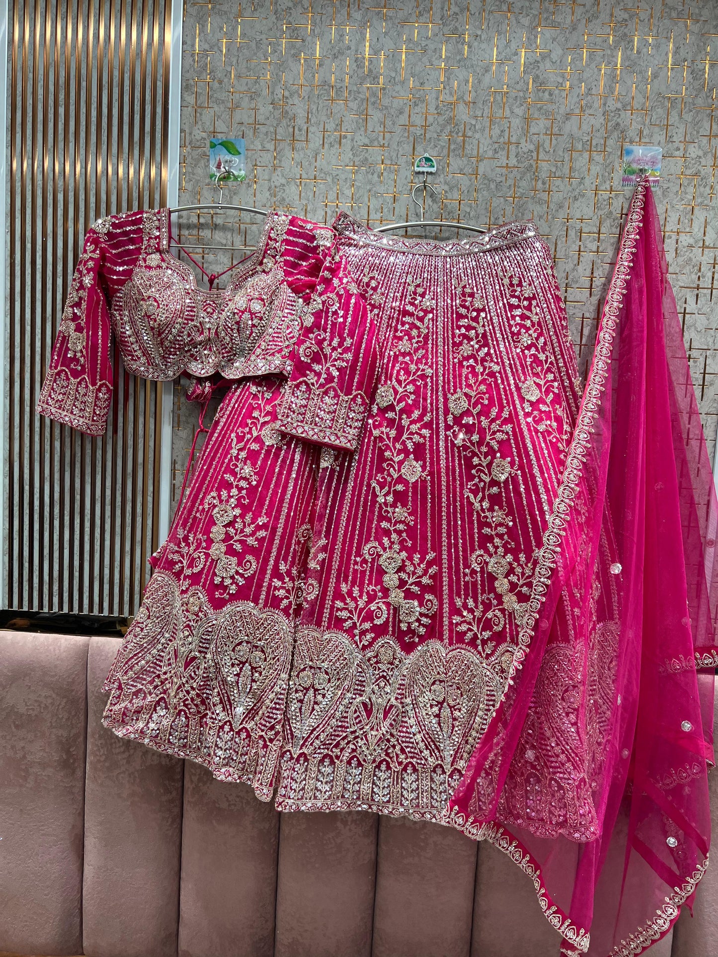 Charming yellow Haldi mehendi Crop Top Lehenga