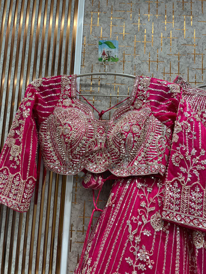 Charming yellow Haldi mehendi Crop Top Lehenga