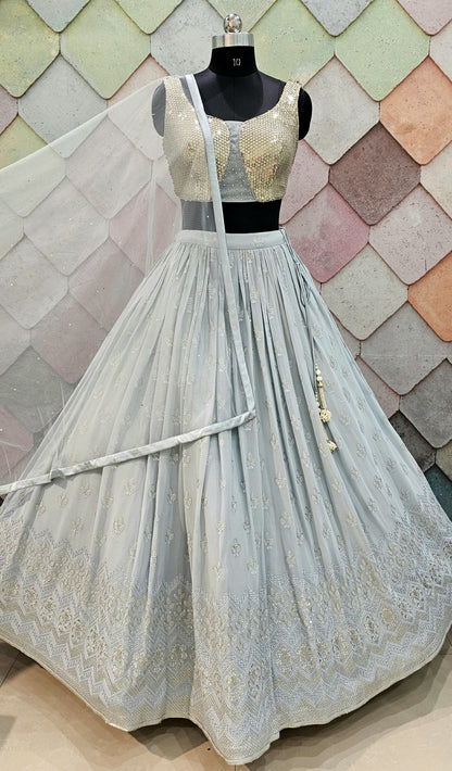 Good looking Grey Blue Crop top