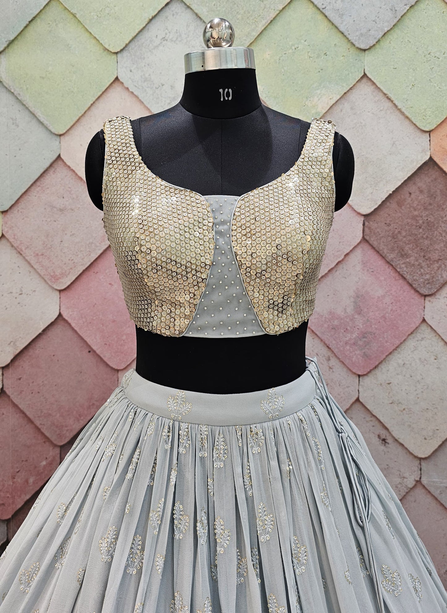 Good looking Grey Blue Crop top