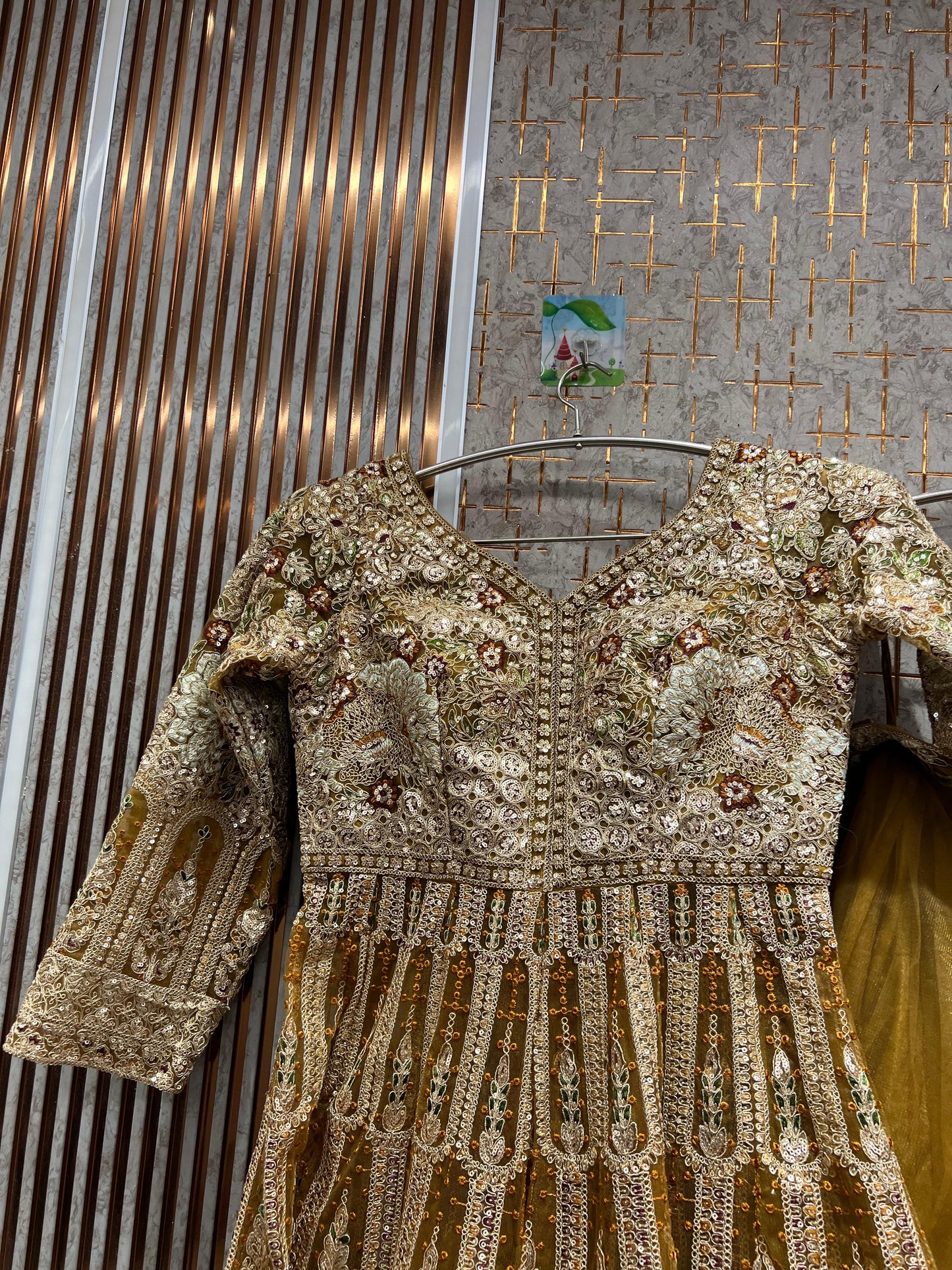 Designer Sky blue Peplum long Dress Farshi Gaharara Bridal Dress Muslim Special