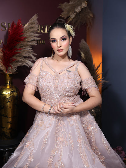 Amazing Baby handwork pink gown happy customer