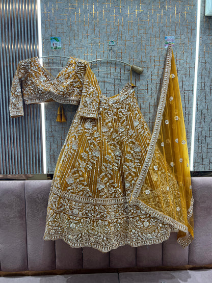 Fantastic purple Crop Top Lehenga