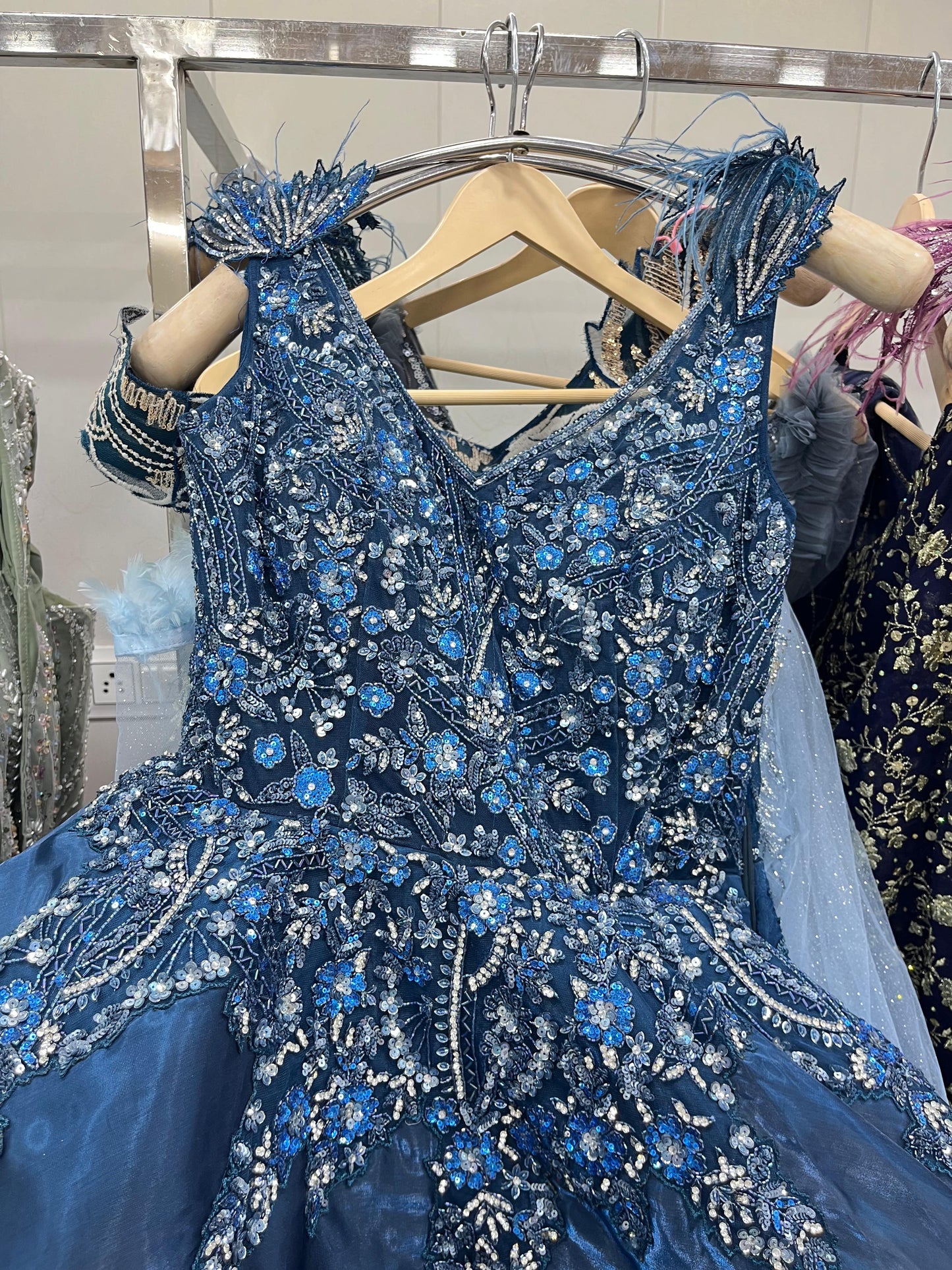 Majestic purple gown