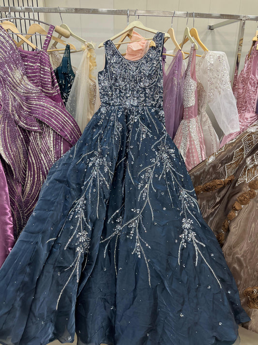 Elegant Dark blue gown