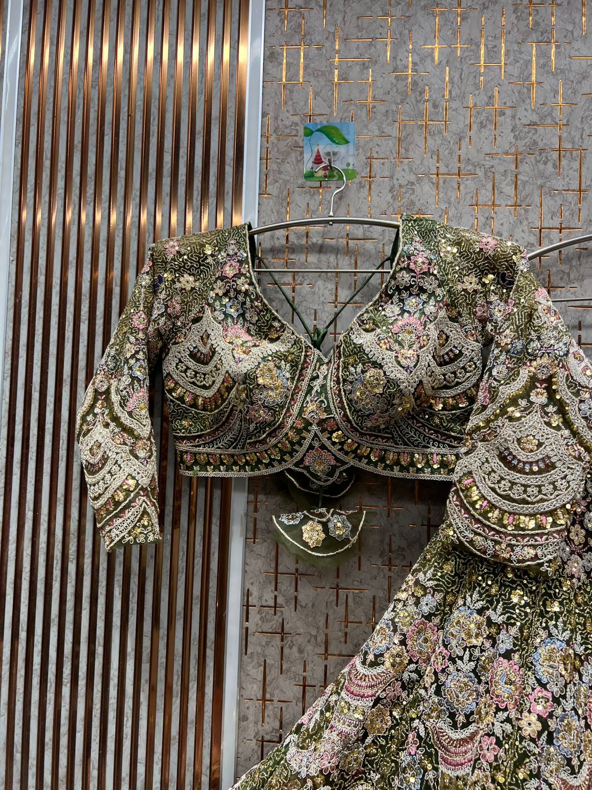 Designer Viral purple peacock Crop Top Lehenga