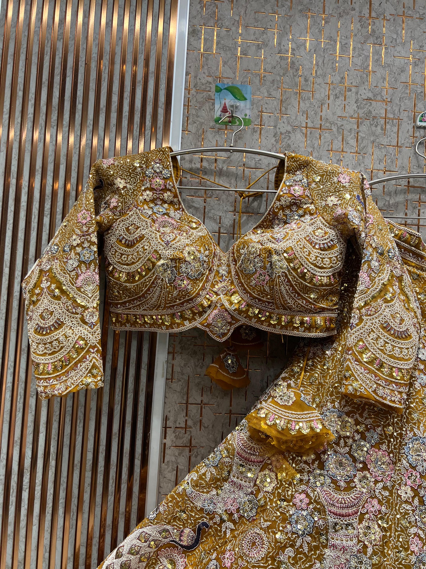 Designer Viral purple peacock Crop Top Lehenga