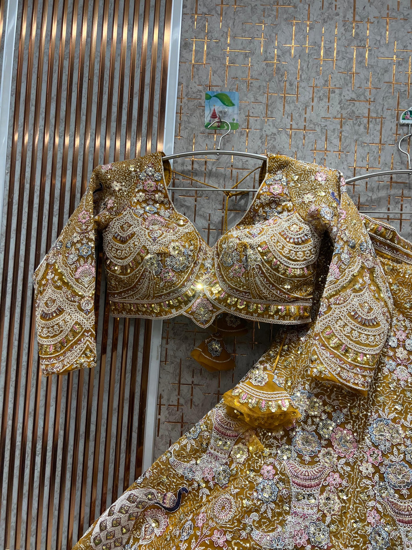 Designer Viral purple peacock Crop Top Lehenga