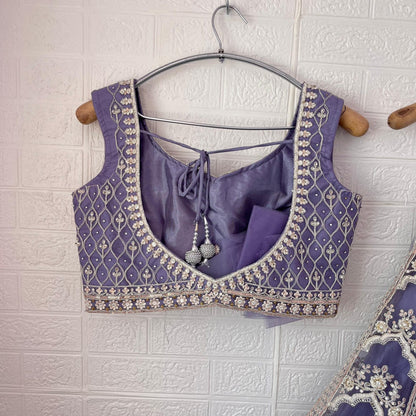 Beautiful baby pink Crop Top Lehenga