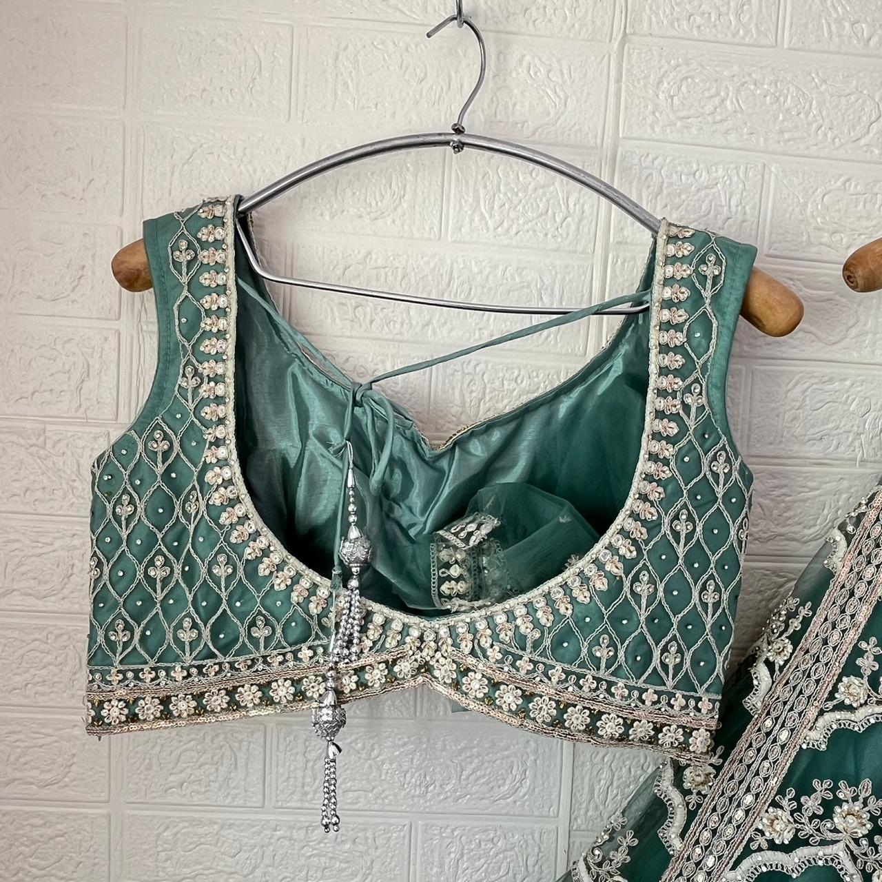 Beautiful baby pink Crop Top Lehenga