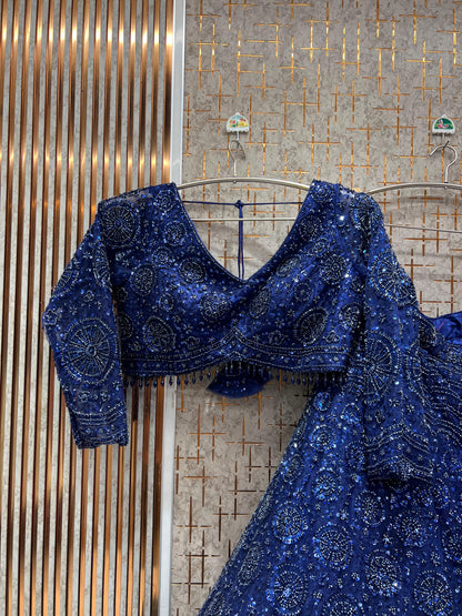 Tremendous Red on Red   monotone Crop Top Lehenga