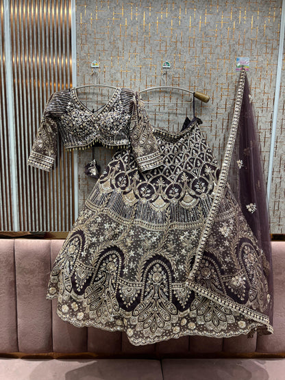 Fantastic Yellow Haldi mehendi Crop Top Lehenga