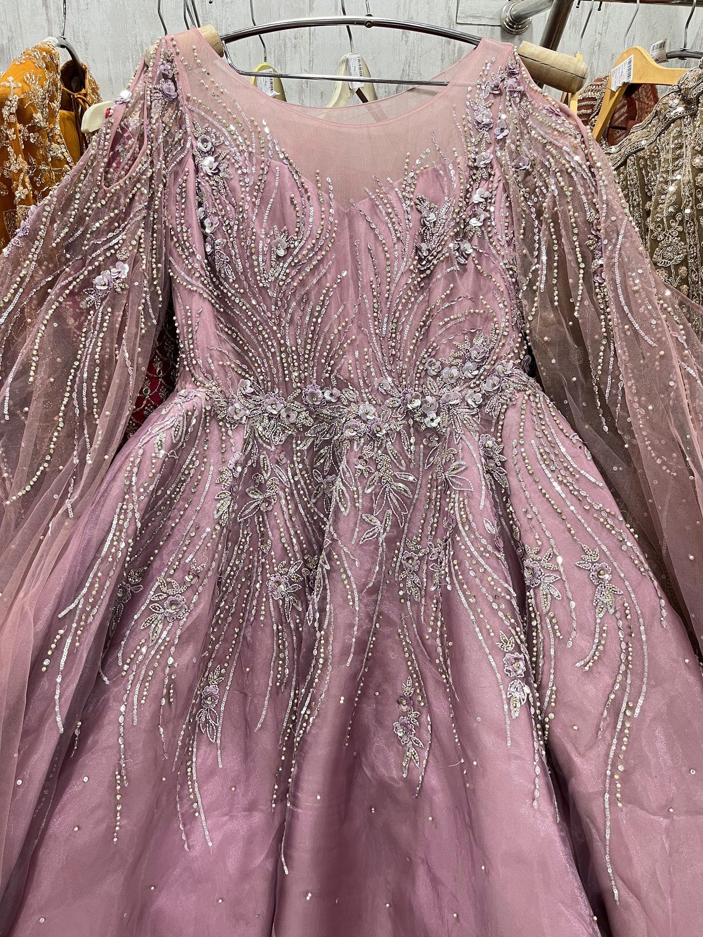 Cinderella pink ball gown