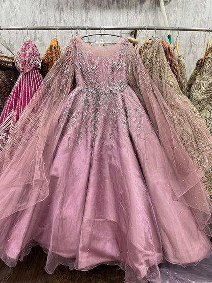 Cinderella pink ball gown