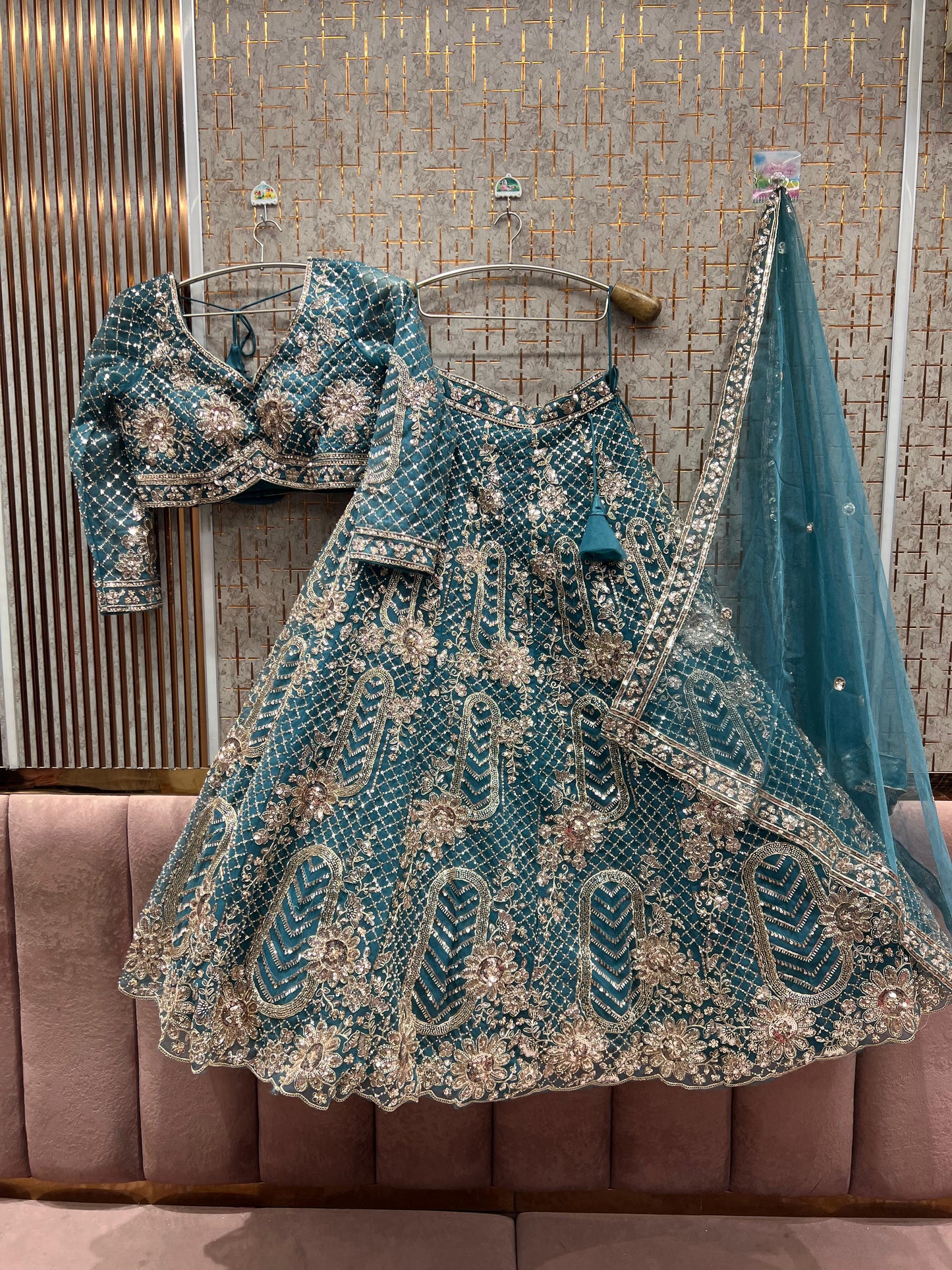 Gorgeous Yellow haldi mehendi Ready to Wear crop top Lehenga