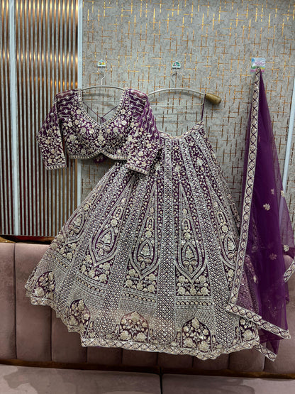 Beautiful Red crop top Lehenga