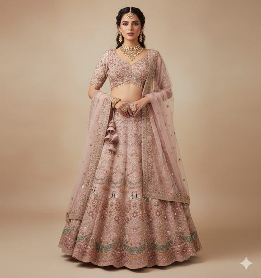 Attractive White peacock Ready to wear Crop Top Lehenga happy customer