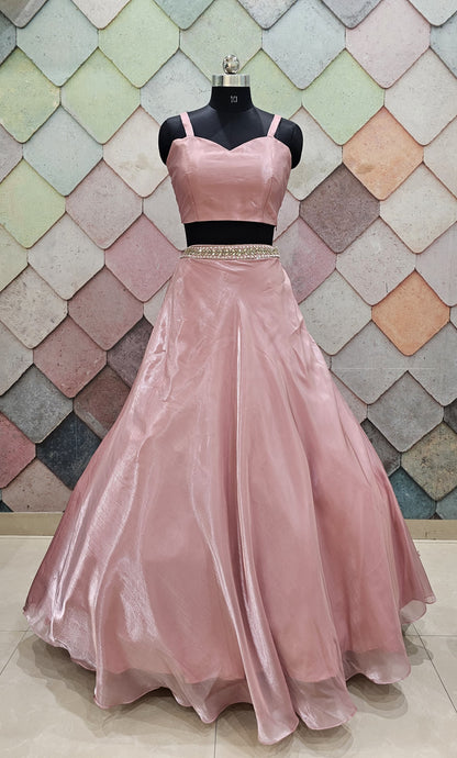 Tremendous poncho Cape Set grey simple Lehenga