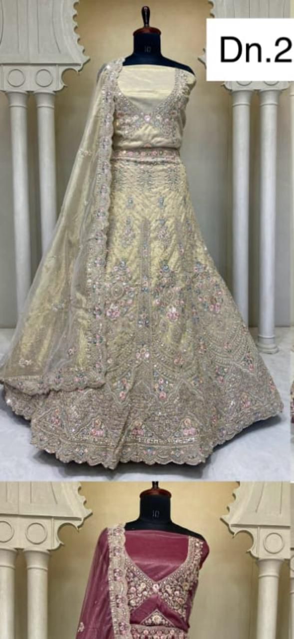 Glamorous golden Lehenga
