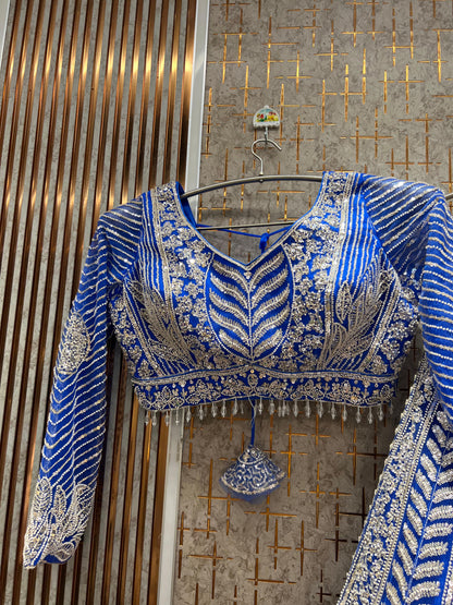 Fantastic golden Ready to wear Crop top Lehenga