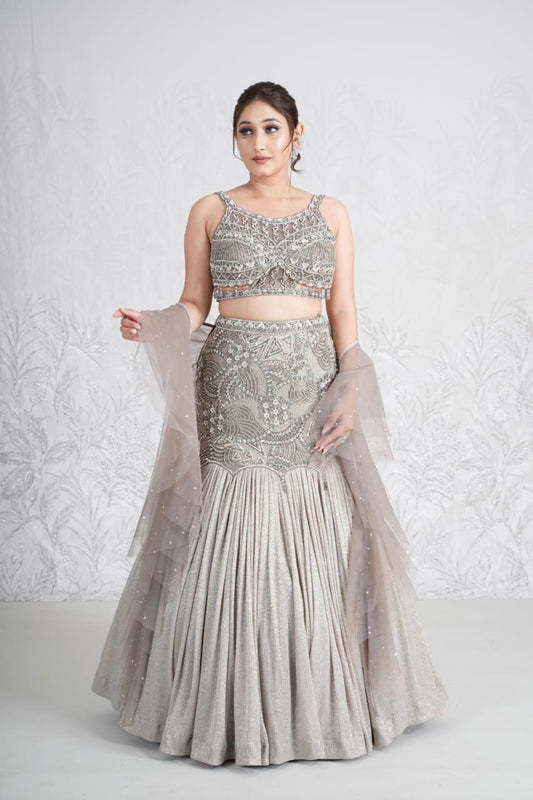 Stylish Fish Cut Lehenga