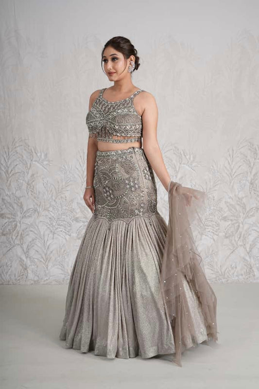 Stylish Fish Cut Lehenga