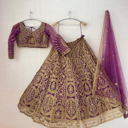 Fantastic onion pink Ready to wear Crop Top Lehenga
