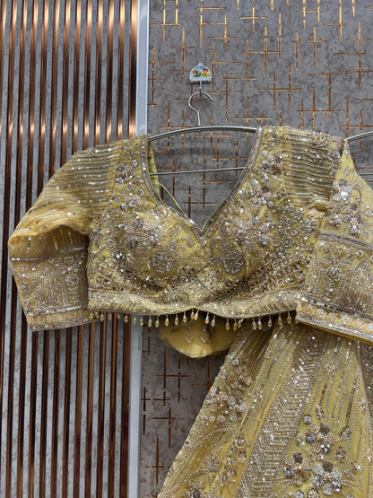 Fabulous Baby pink Ready to wear crop top Lehengan - Shopping World