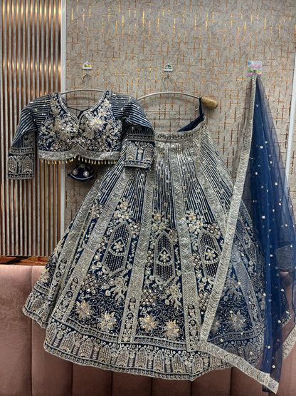 Fabulous Baby pink Ready to wear crop top Lehengan - Shopping World