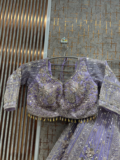 Fabulous Baby pink Ready to wear crop top Lehengan - Shopping World