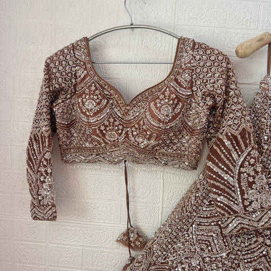 Charming mustard light Lavender purple teal blue green Beige golden Sky blue Baby pink Ready to wear Crop Top Lehenga