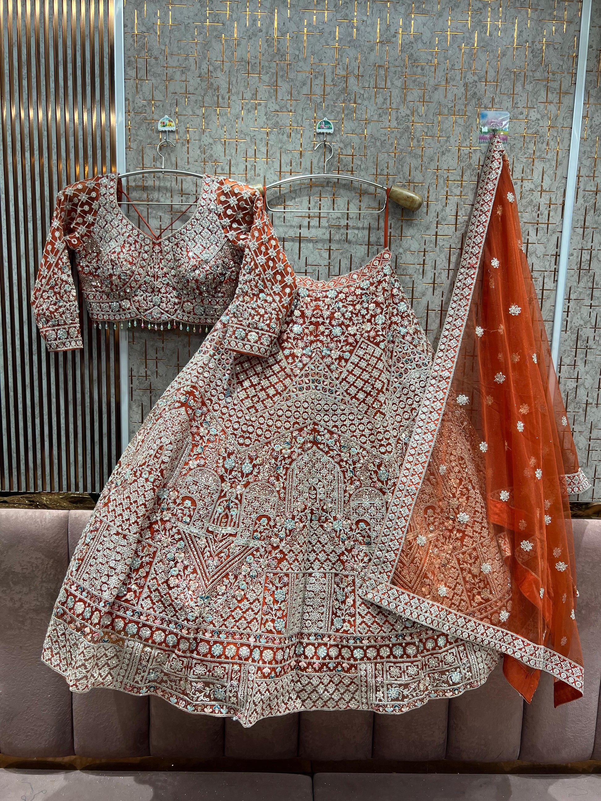 Pretty yellow haldi mehendi Ready to Wear crop top Lehenga - Shopping World