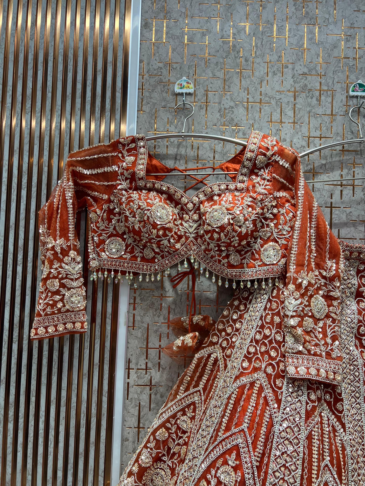 Designer Mustard Ready to Wear crop top Lehenga - Shopping World