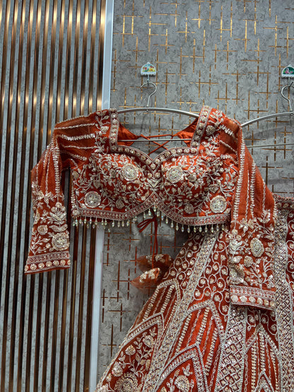 Designer Mustard Ready to Wear crop top Lehenga - Shopping World