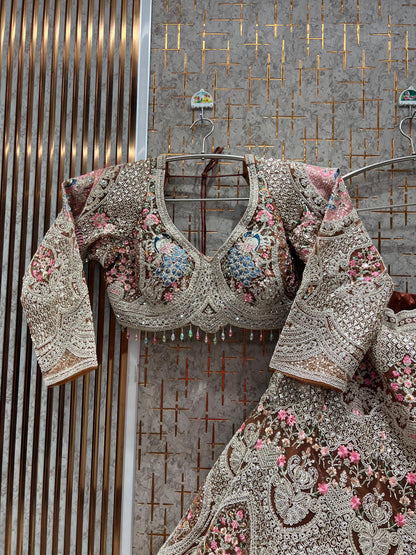 Lavishing light green Ready to Wear crop top Lehenga - Shopping World