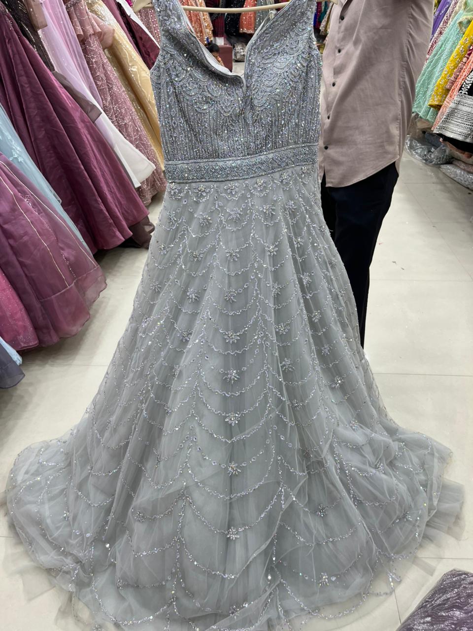Fabulous grey gown