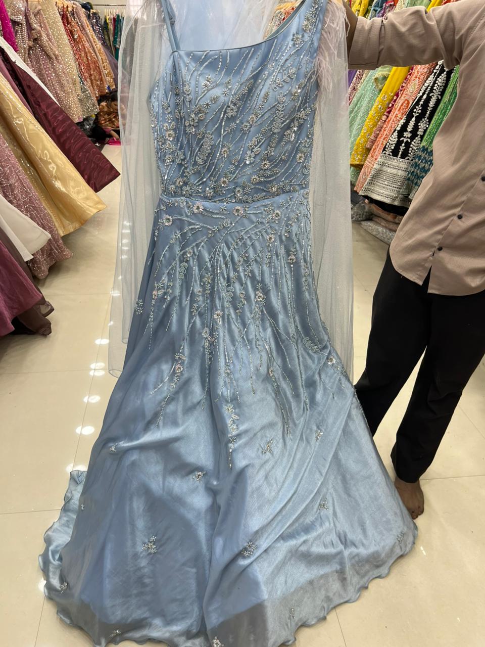 Eye Catching blue gown