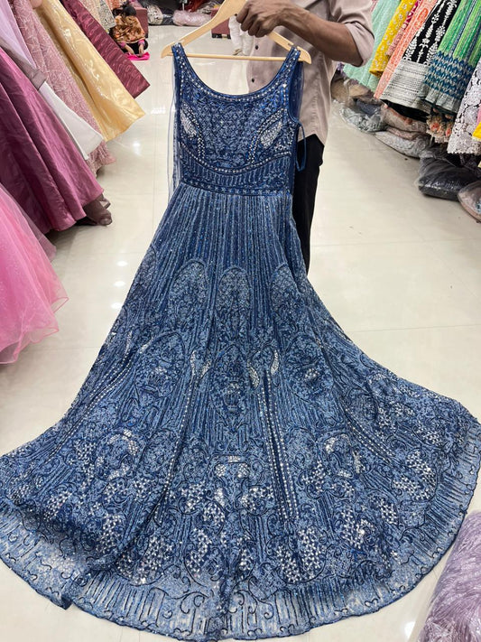 Something different Dark blue gown