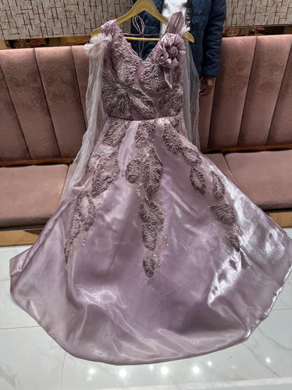 Good looking Baby pink gown