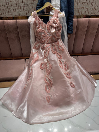 Good looking Baby pink gown