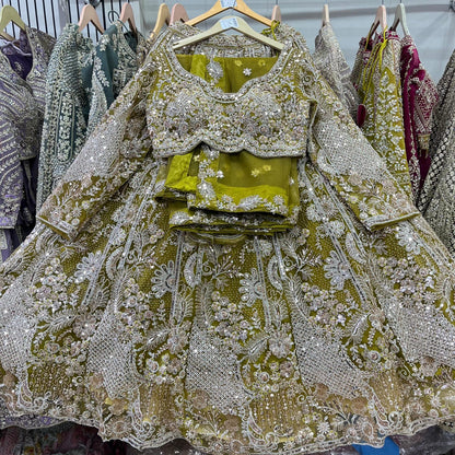 Charming Coffee brown Ready to Wear crop top Lehenga