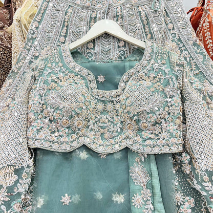 Charming Coffee brown Ready to Wear crop top Lehenga